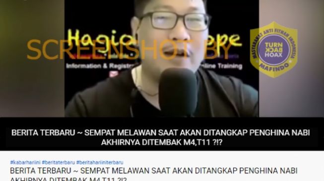 CEK FAKTA: Benarkah Penghina Nabi Sudah Ditembak Mati?