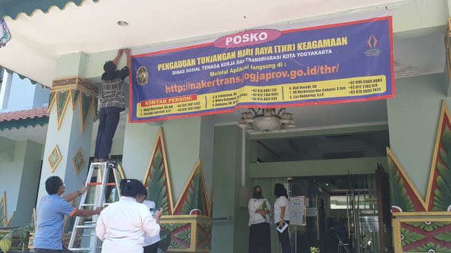 Fasilitasi Pekerja Soal THR, Dinsosnakertrans Kota Jogja Buka Posko Aduan