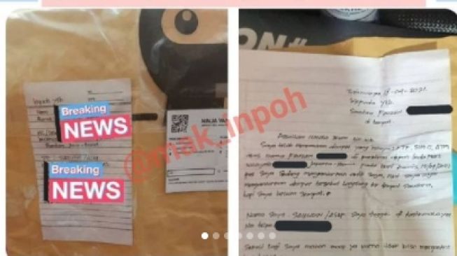 Kirim Dompet yang Ditemukan ke Pemilik, Pria Tulis Surat Isinya Bikin Salut