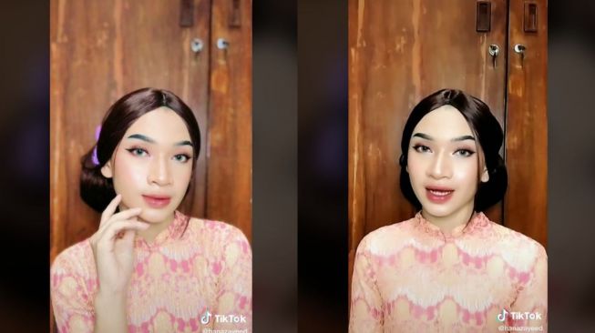 Jago Makeup, Aksi Cosplay di Hari Kartini Ini Panen Pujian (tiktok.com/@hanazayeed)