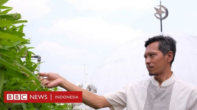 Berkebun di Atap Masjid Jami Baitussalam Jakarta, Demi Kemakmuran Jemaah