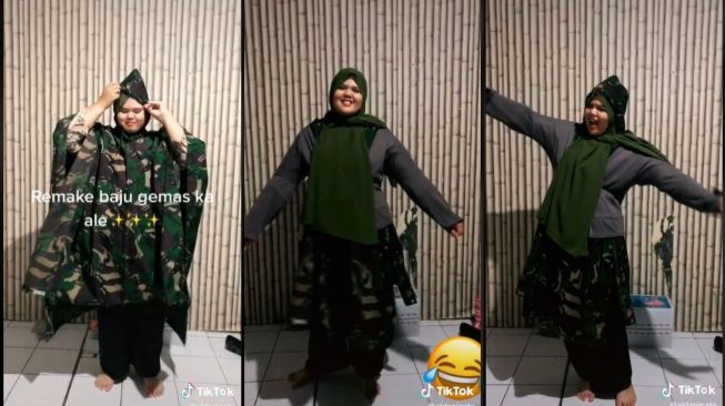 Remake Baju Gemas untuk Lebaran (tiktok.com/@aldanicato)