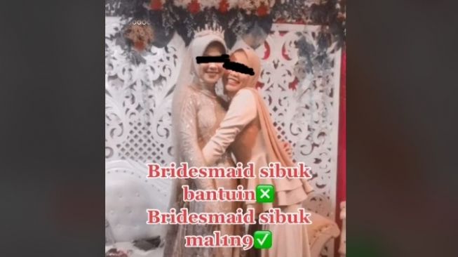 Viral Bridesmaid Sibuk Maling di Pernikahan Sahabat, Publik Ikut Emosi