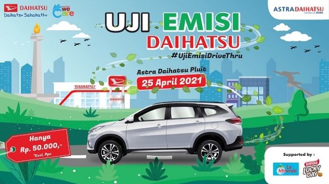 Konsep Drive Thru, Hari Ini Daihatsu Gelar Uji Emisi