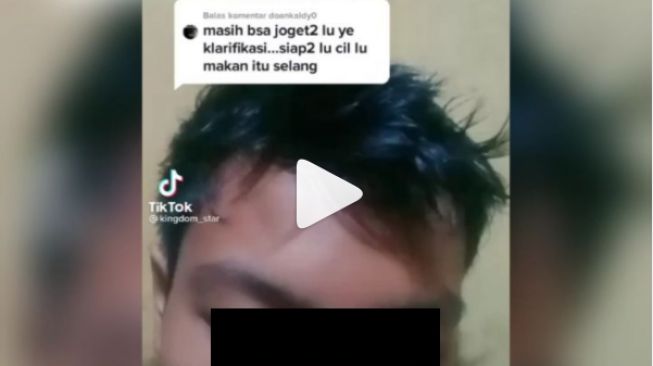 Minta maaf usai membuat konten kurang pantas soal KRI Nanggala (tiktok.com/@kingdom_star)