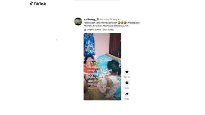 Anak ngambek tidak diundang pernikahan orangtuanya. [TikTok]