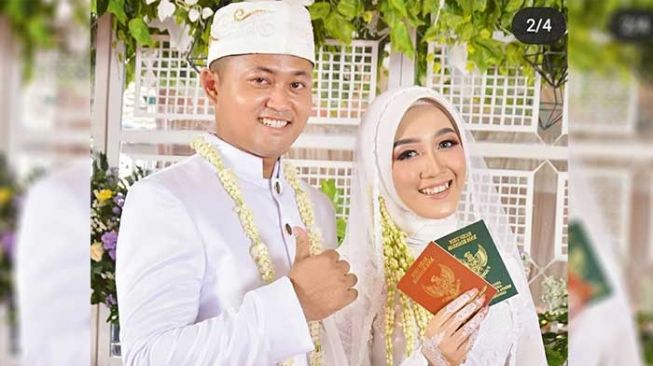 Tangkapan layar dari Instagram Istri Sertu Bah Yoto Eki Setiawan, seorang satu prajurit yang gugur dalam tragedi tenggelamnya KRI Nanggala-402. [Instagram]