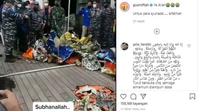 Gus Miftah bagikan video yang dipertanyakan publik (Instagram).