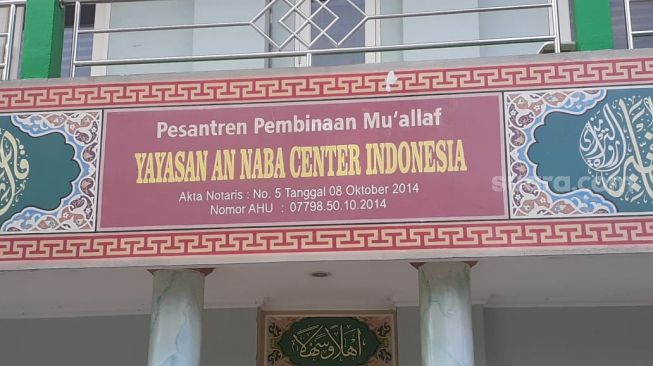 Pesantren Pembinaan Mualaf Yayasan An-Naba Center Indonesia, Ciputat, Kota Tangerang Selatan (Tangsel). [SuaraJakarta.id/Wivy Hikmatullah]