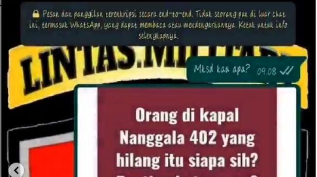 Lagi! Pria Ini Remehkan Tragedi KRI Nanggala: Bukan Siapa-siapa Pada Heboh