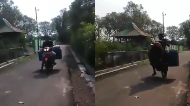 Aksi Freestyle Penjaja Pentol Berakhir Ngenes, Reaksi Warganet Bikin Ngakak