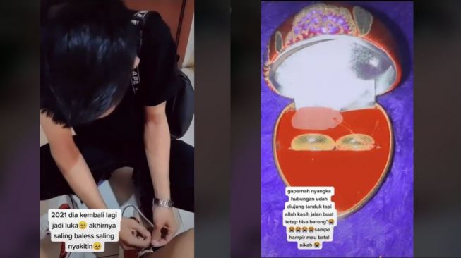 Curhat Wanita Pacar Selingkuh Berulang Kali, Nyaris Batal Nikah (tiktok.com/@debybemz)