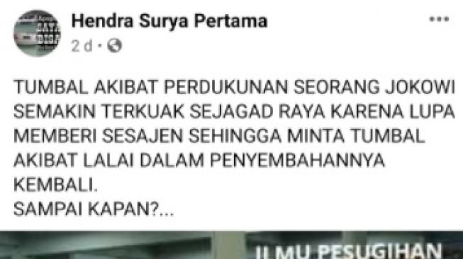 Dikecam! Pria Ini Sebut Jokowi Pakai Dukun dan KRI Nanggala 402 Jadi Tumbal