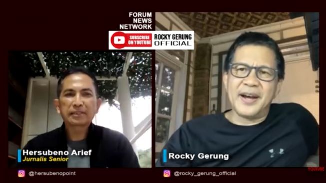 Banyak yang Bersyukur Munarman Ditangkap, Rocky Gerung Sebut Jokowi Gagal