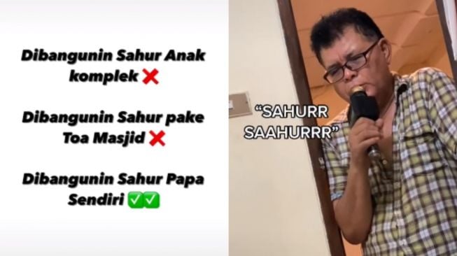 Ayah Bangunkan Anak Sahur, Ibu Protes Minta Dukungan Warganet