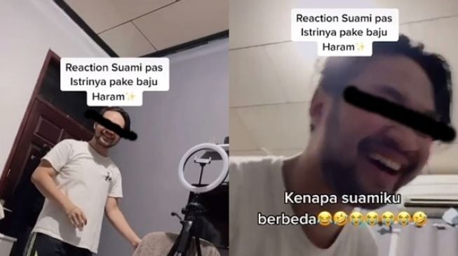 Disambut Istri Pakai Baju Haram, Reaksi Suami Bikin Ngakak Sampai Bengek