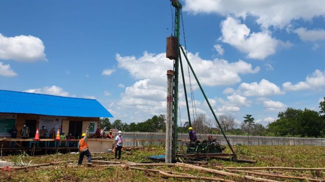 Ditjen Perumahan groundbreaking pembangunan 3 rusun di Kalbar. (Dok. Kementerian PUPR)