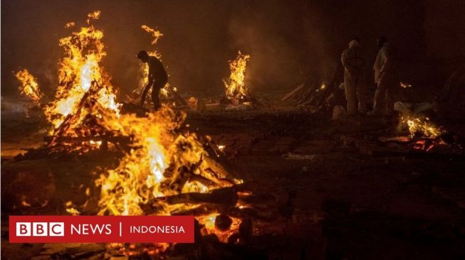 Covid di India Terus Menebar Maut: Kremasi Massal Tak Dapat Dihindari