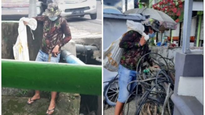 Nyamar Jadi Pemulung, Polisi Ringkus Pencuri Rumah Perwira di Lampung