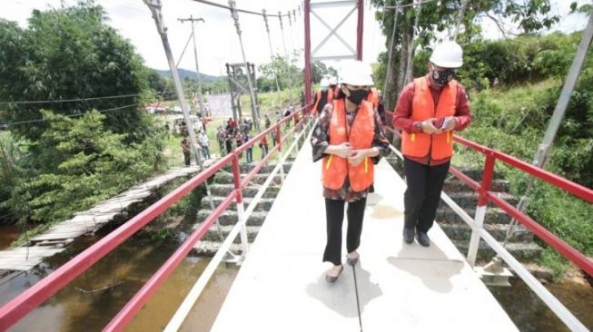 Wow, Landak Punya Empat Jembatan Gantung Baru Rp 13 Miliar