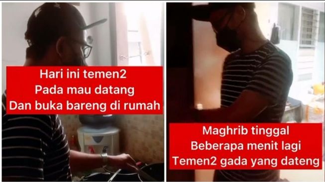 Nyesek! Masak Besar Buat Bukber, Temen Pria ini Nggak Ada yang Dateng