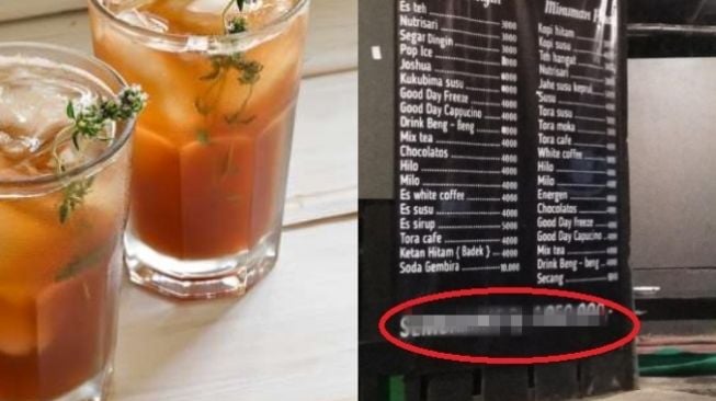 Viral! Menu Minuman di Kafe Ini Sukses Bikin Publik Kapok Bilang Sembarang