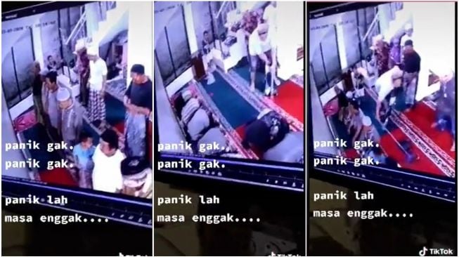 Kocak, Viral Video Tikus Ikut Shalat, Jamaah Panik Batal Semua