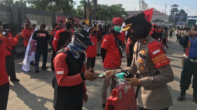 Polisi Sebut Demo Buruh saat May Day di Tanjung Priok Berlangsung Kondusif