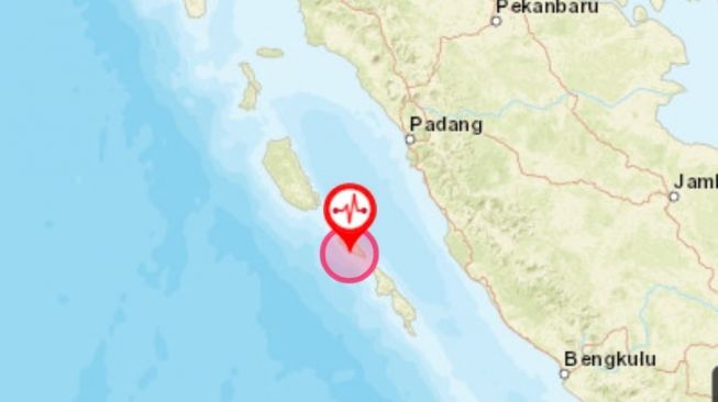 BREAKING NEWS! Sumbar Gempa 5,7 SR Tengah Malam, Tak Berpotensi Tsunami