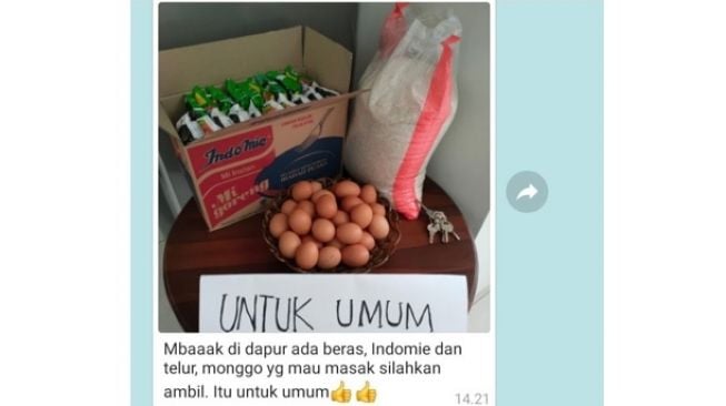 Viral Ibu Kos Idaman, Sering Tinggalkan Makanan Enak Untuk Para Penghuni