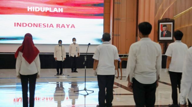 Mensos, Tri Rismaharini, dalam sebuah acara. (Dok : Kemensos)