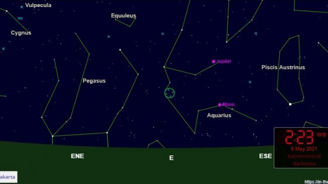 Hujan meteor Eta-Akuarid Mei 2021. [In the Sky]