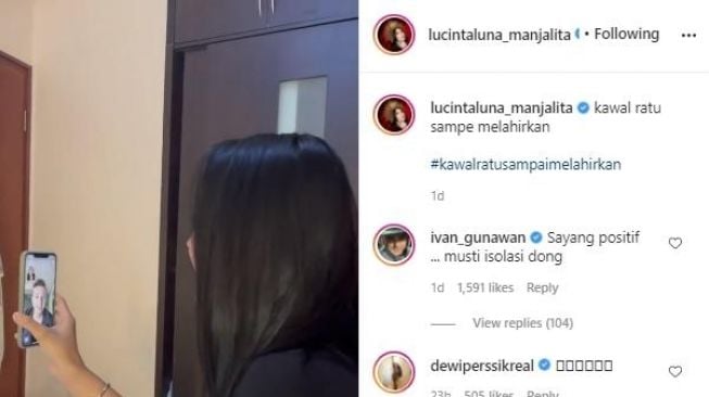 Lucinta Luna ngaku dihamili bule (Instagram.com)