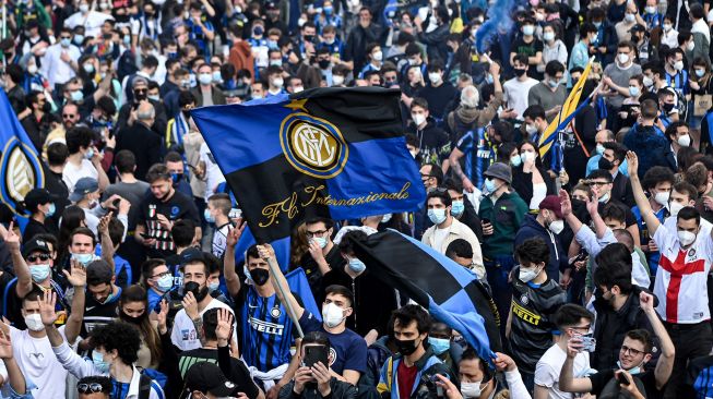 Fans Diizinkan Nonton Langsung Perayaan Juara Inter Milan