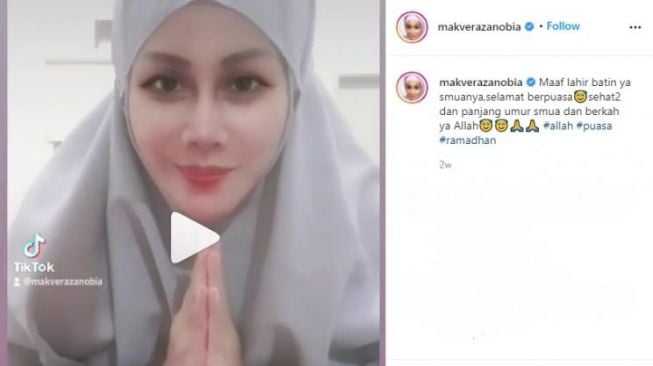 Mak Vera, mantan manajer Olga Syahputra. (Instagram/makverazanobia)