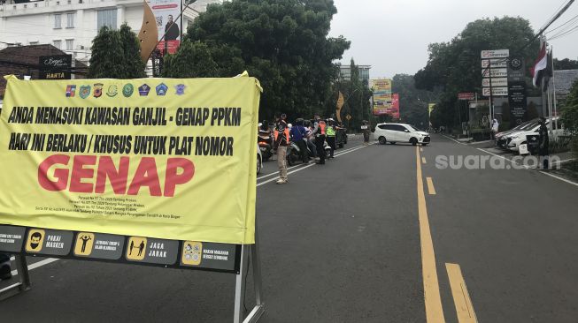 Ganjil Genap Bogor, 1.946 Kendaraan Diputarbalikan Petugas