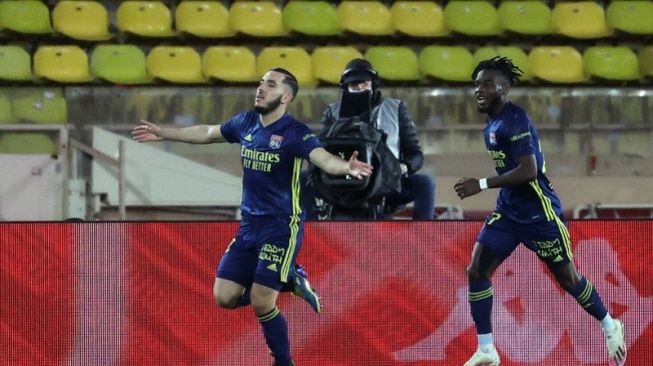 Drama Lima Gol di Stadion Louis, Lyon Kalahkan AS Monaco 3-2