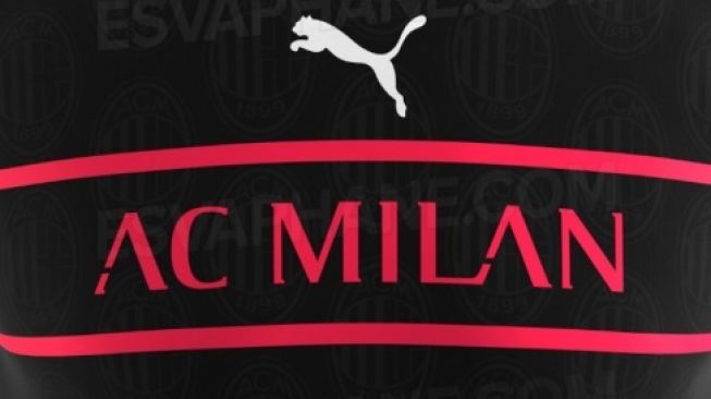 Bocoran Seragam Ketiga AC Milan 2021-22, Logo Rossoneri Hilang