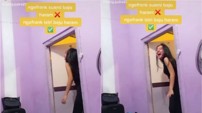 Viral Video Suami Pakai Baju Haram, Reaksi Istri Bikin Publik Mikir Keras