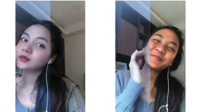 Aplikasi filter glowing vs realita TikTok.