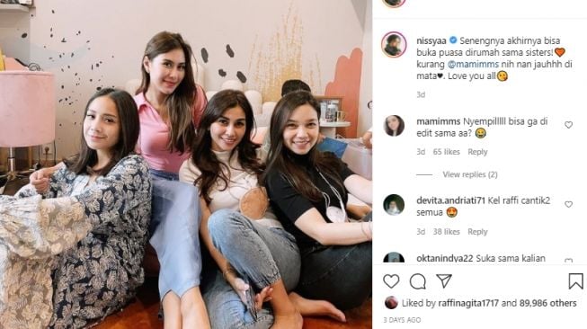 Potret kekompakan Nisya Ahmad dan Nagita Slavina [Instagram/nissyaa]