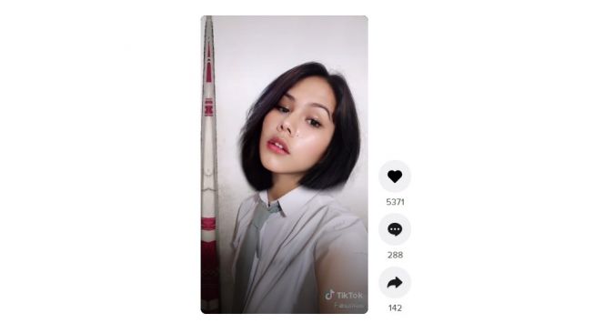 Lelaki ini mirip Milea. [TikTok]