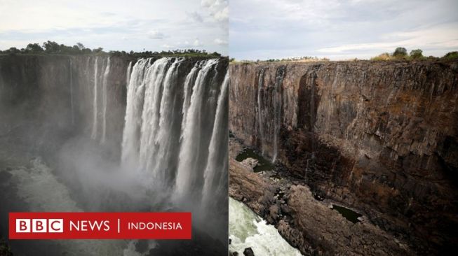 Perubahan Iklim: Ketika Air Terjun Terbesar di Afrika Berhenti Mengalir