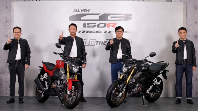 Peluncuran All New Honda CB150R Streetfire pada Rabu (5/5/2021)  [PT Astra Honda Motor].