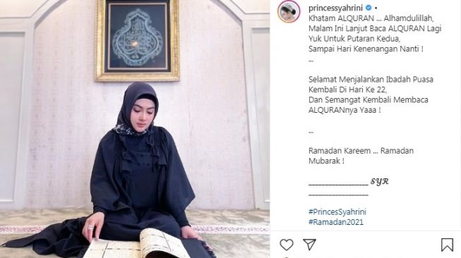Unggahan Syahrini [Instagram/@princessyahrini]