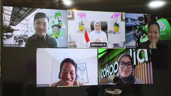 Perluas Kesempatan Kerja, Kemnaker Jalin Sinergi dengan Gojek