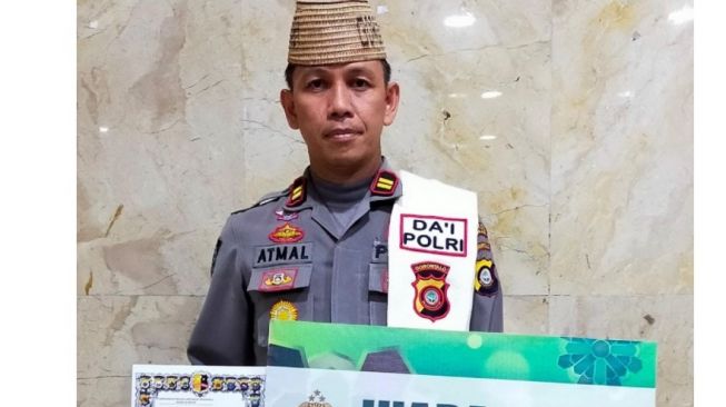 Kapolsek Tapa Iptu M Atmal Fauzi Juara Satu Lomba Da'i