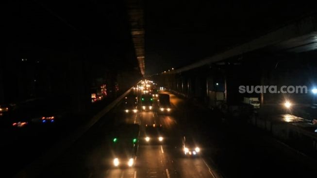 H-5 Lebaran, Lalin Tol Jakarta-Cikampek Terpantau Lancar Rabu Dini Hari