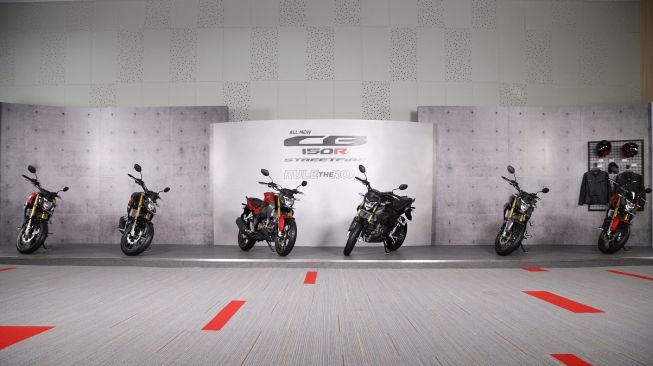 CB150R Streetfire terbaru di Indonesia. Sebagai ilustrasi motor jenis sport [Dok Astra Honda Motor]
