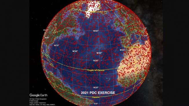 Mengenal 2021PDC, Asteroid Fiktif Disebut Akan Tabrak Bumi
